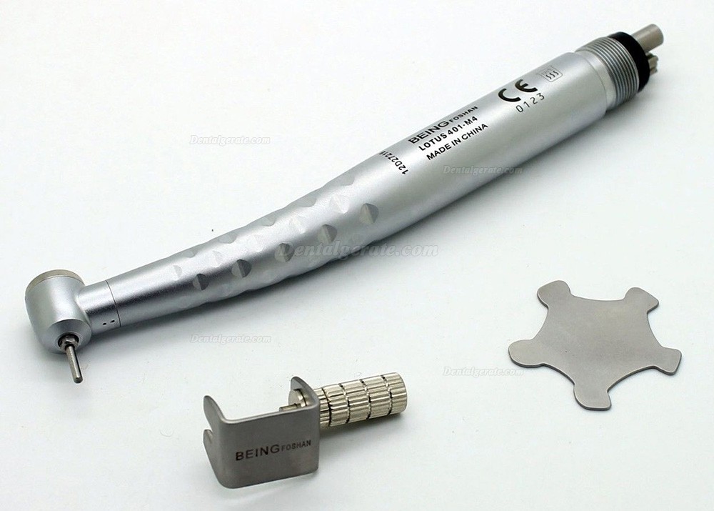 Being® Schraubenschlüssel‑Typ Minikopf Turbinen Handstück 2/4‑Loch‑Anschluss Being® Schraubenschlüssel‑Typ Minikopf Turbinen Handstück 2/4‑Loch‑Anschluss